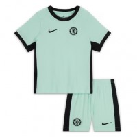 Chelsea Fußballbekleidung 3rd trikot Kinder 2023-24 Kurzarm (+ kurze hosen)